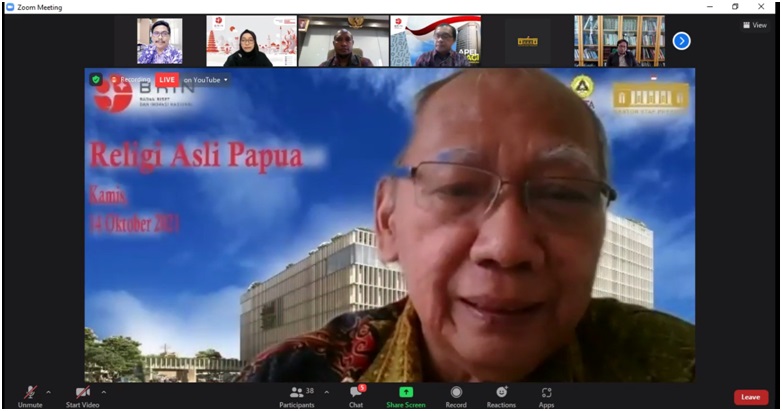 PMB BRIN dan KSP Bekerjasama dengan Unika Gelar Webinar Religi Papua