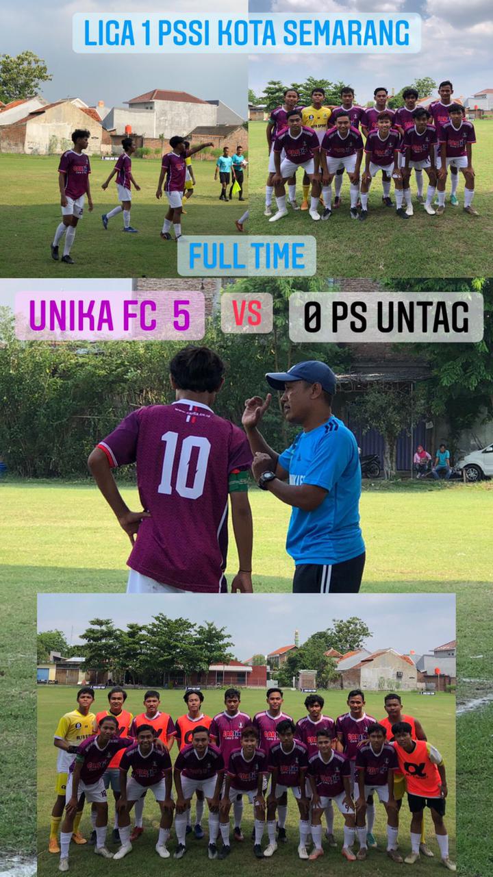 Unika FC Cetak Kemenangan atas Untag FC