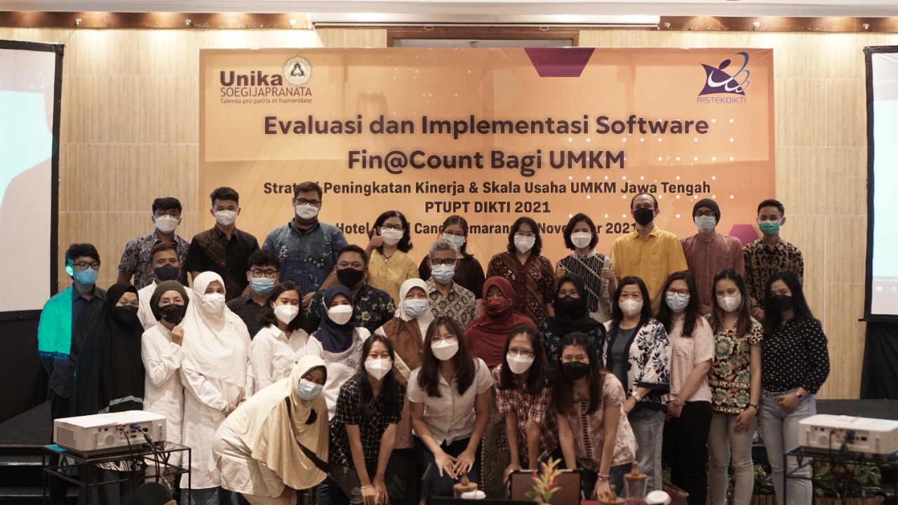 Peneliti Kolaborasi Unika Implementasikan Software Fin@count bagi UMKM