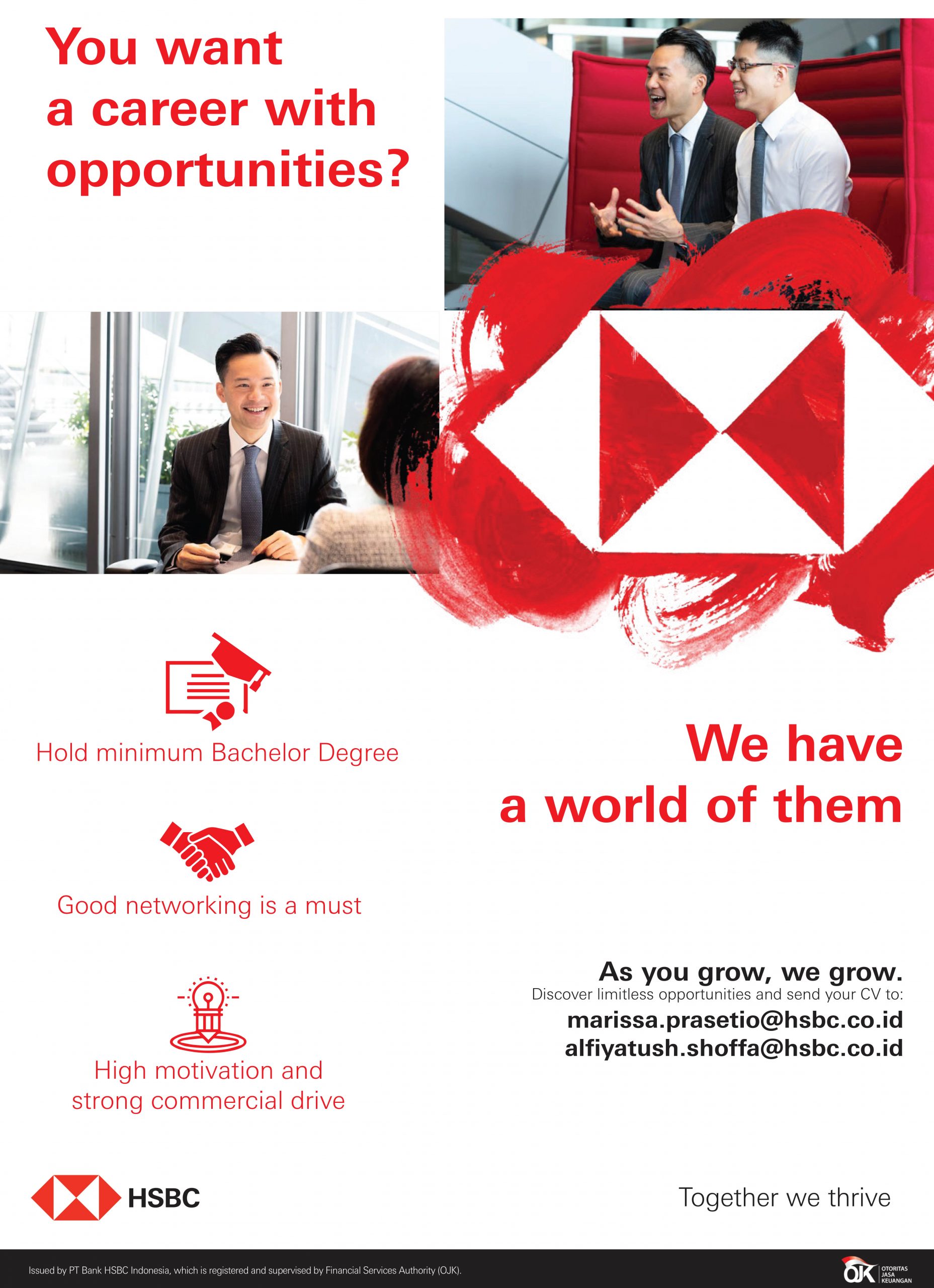 Career with Opportunities @ HSBC