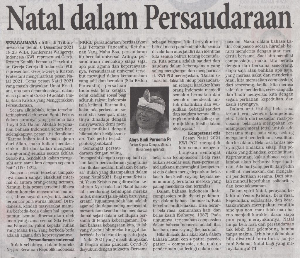 Natal dalam Persaudaraan