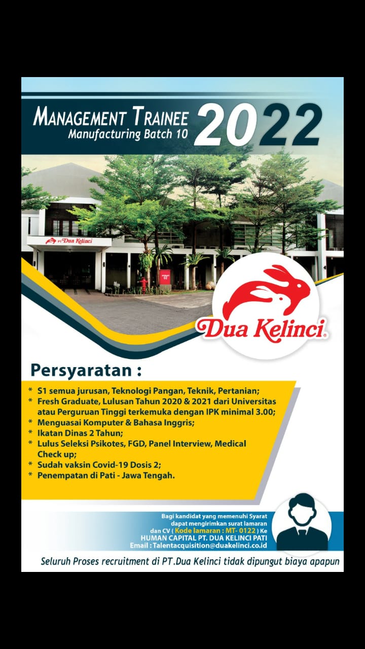 Management  Trainee @ Dua Kelinci