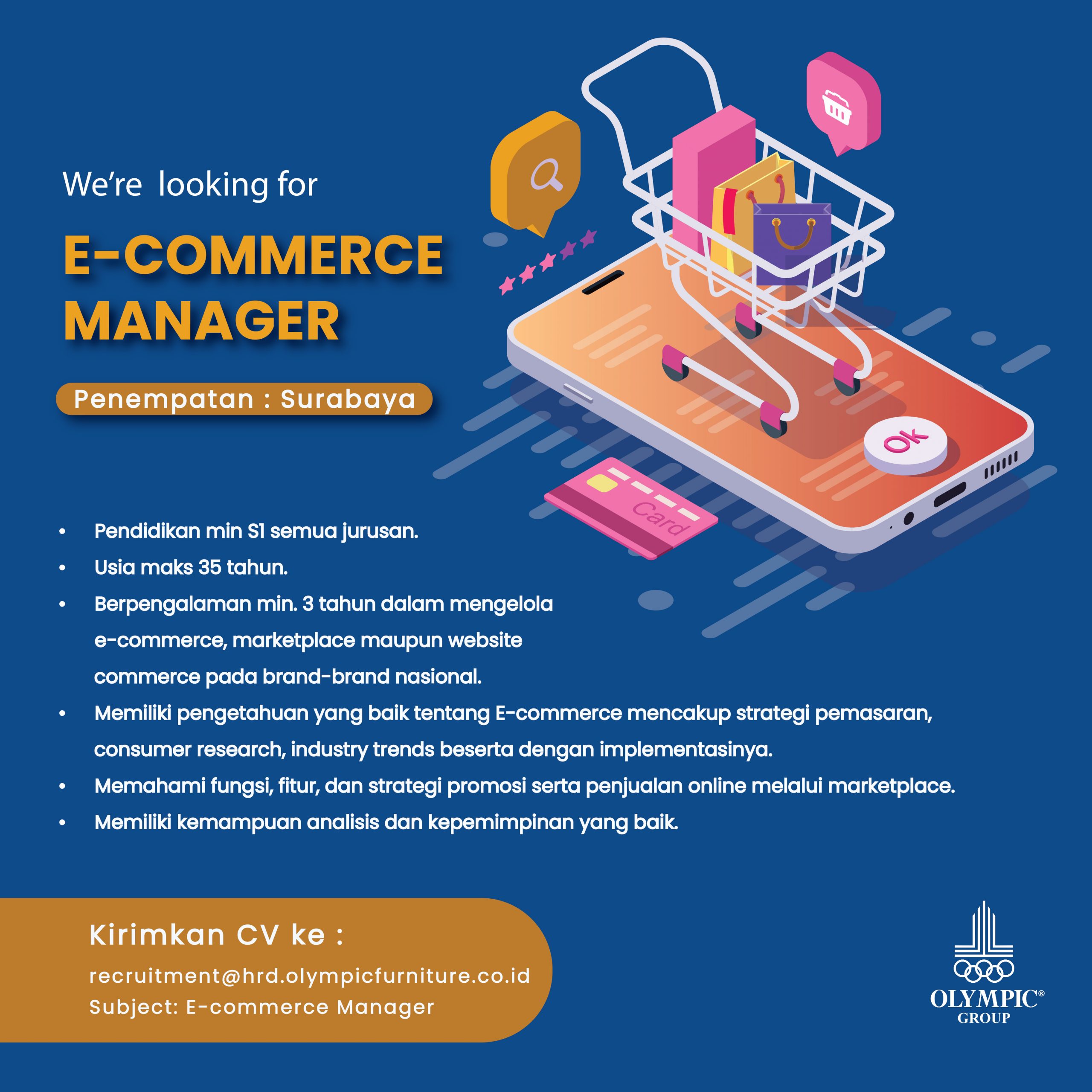 E-Commerce Manager @ Olympic Group