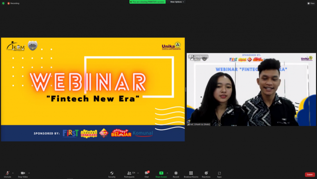 BERBAGI CERITA BERSAMA WEBINAR FINTECH NEW ERA