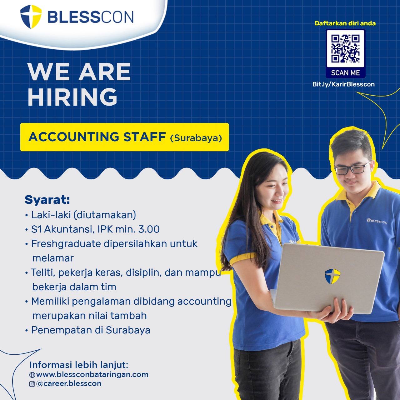 Accounting Staff @ Blesscon