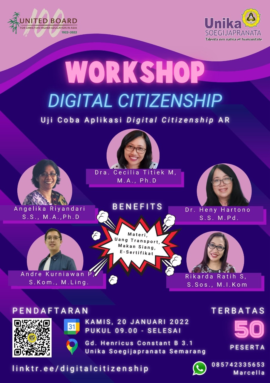 Workshop Digital Citizenship - SCU