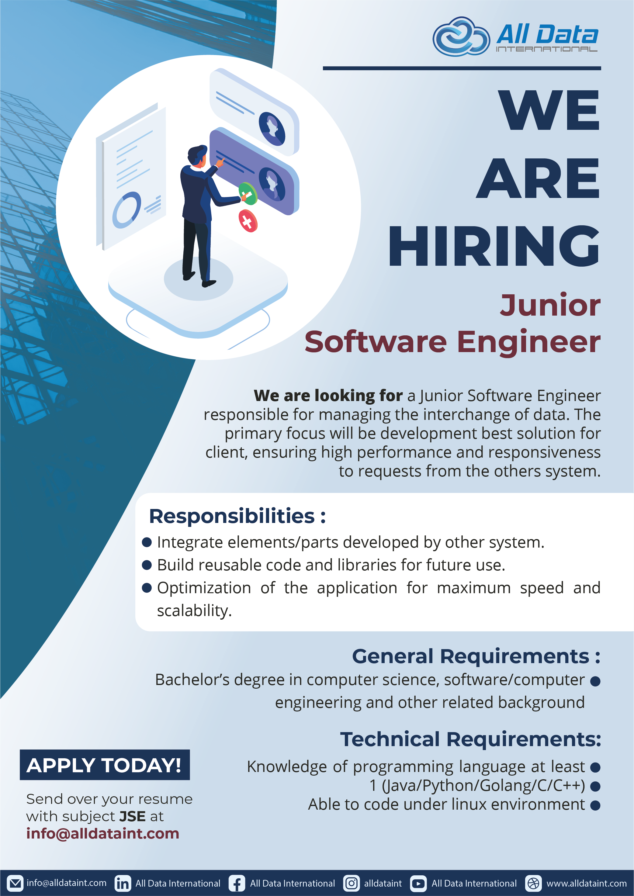 Junior Sofware Engineer @ All Data