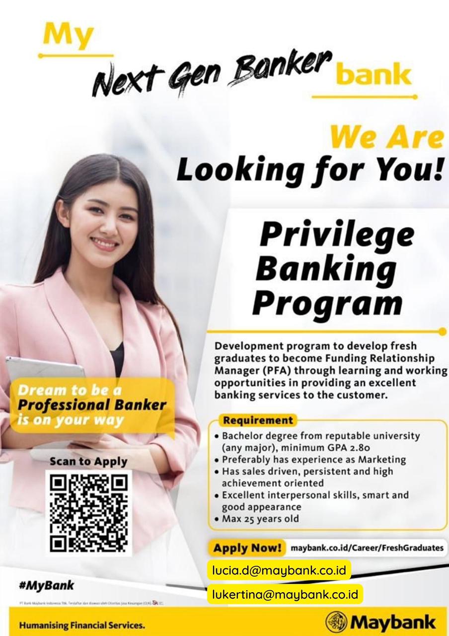 Previlege Banking Program @ Maybank