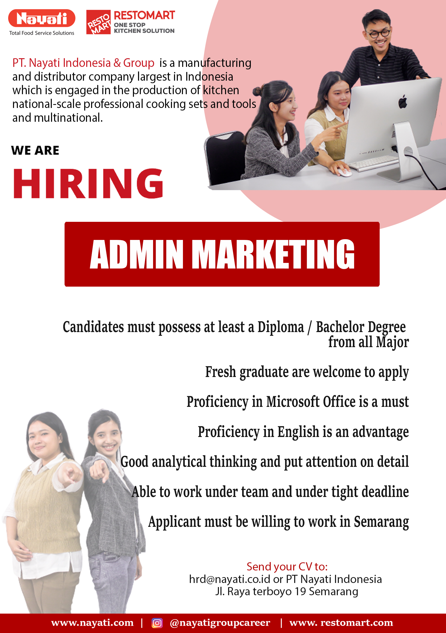 Admin Marketing @ Nayati