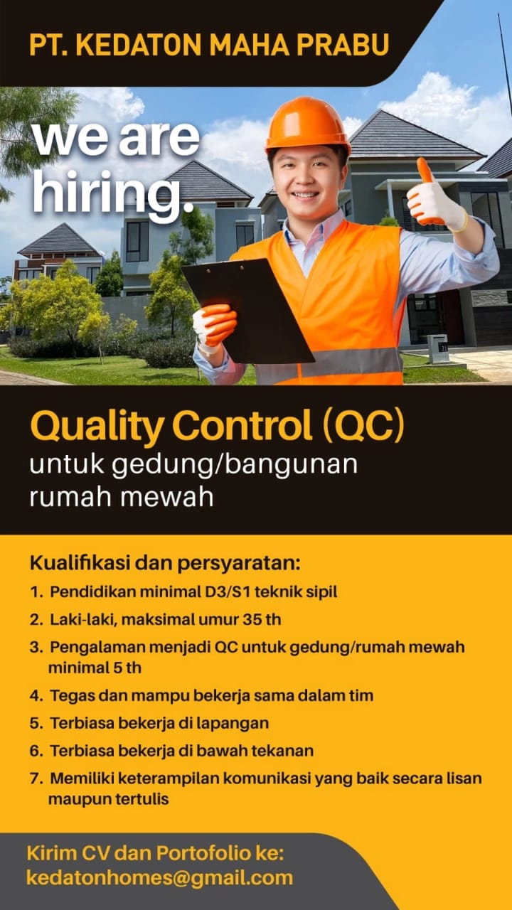 Quality Control @ PT Kedaton Maha Prabu