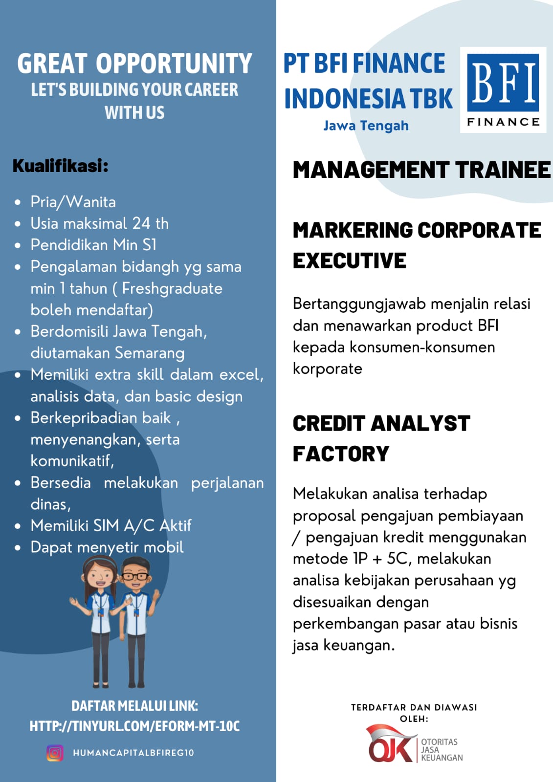 Management Trainee @ PT BFI Finance