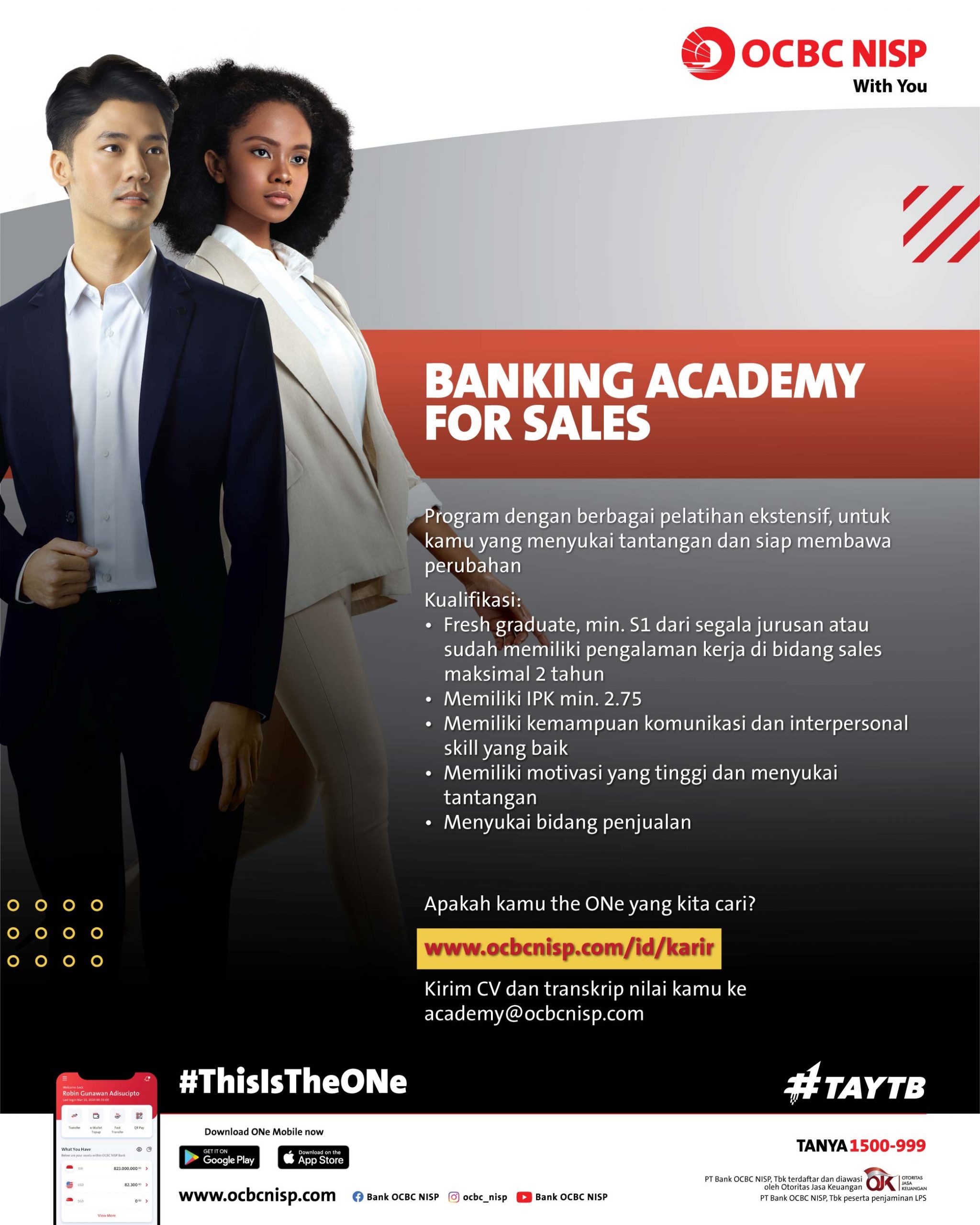 Banking Academy for Sales @ OCBC NISP