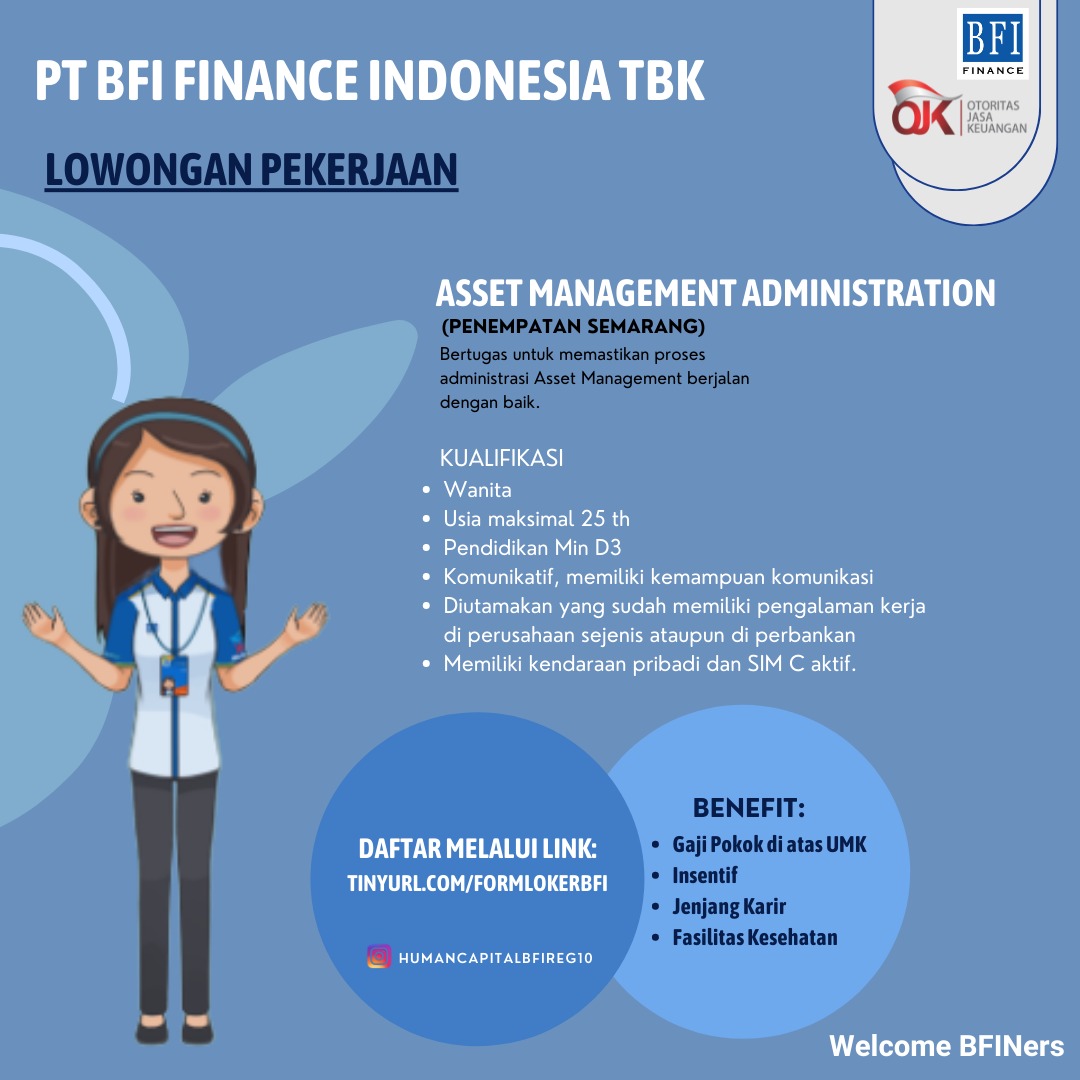 Asset Management Administration @ PT BFI Finance Indonesia, Tbk