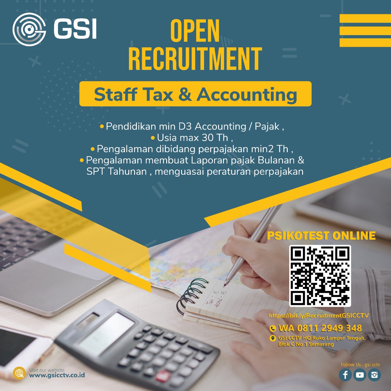 Staff Tax & Accounting @ GSI