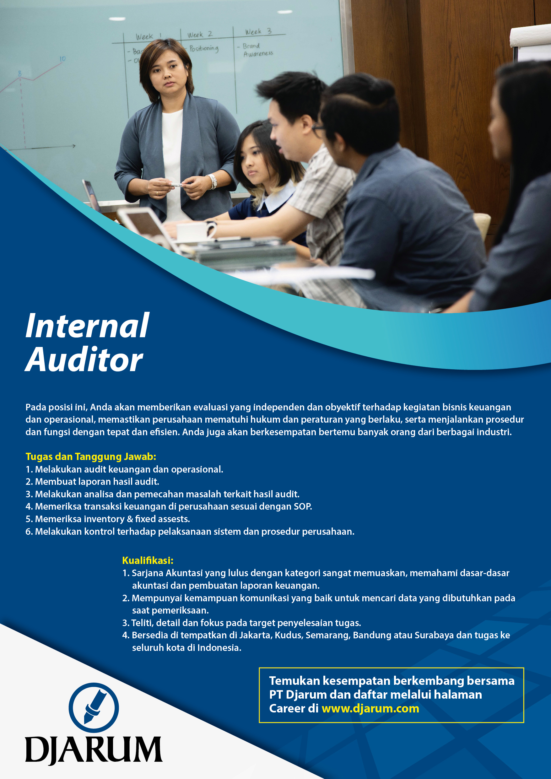 Internal Auditor @ Djarum