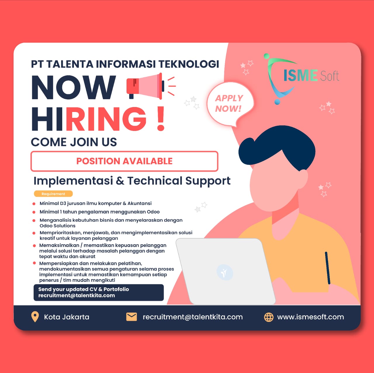 Implementasi & Technical Support @ PT Talenta Informasi Teknologi