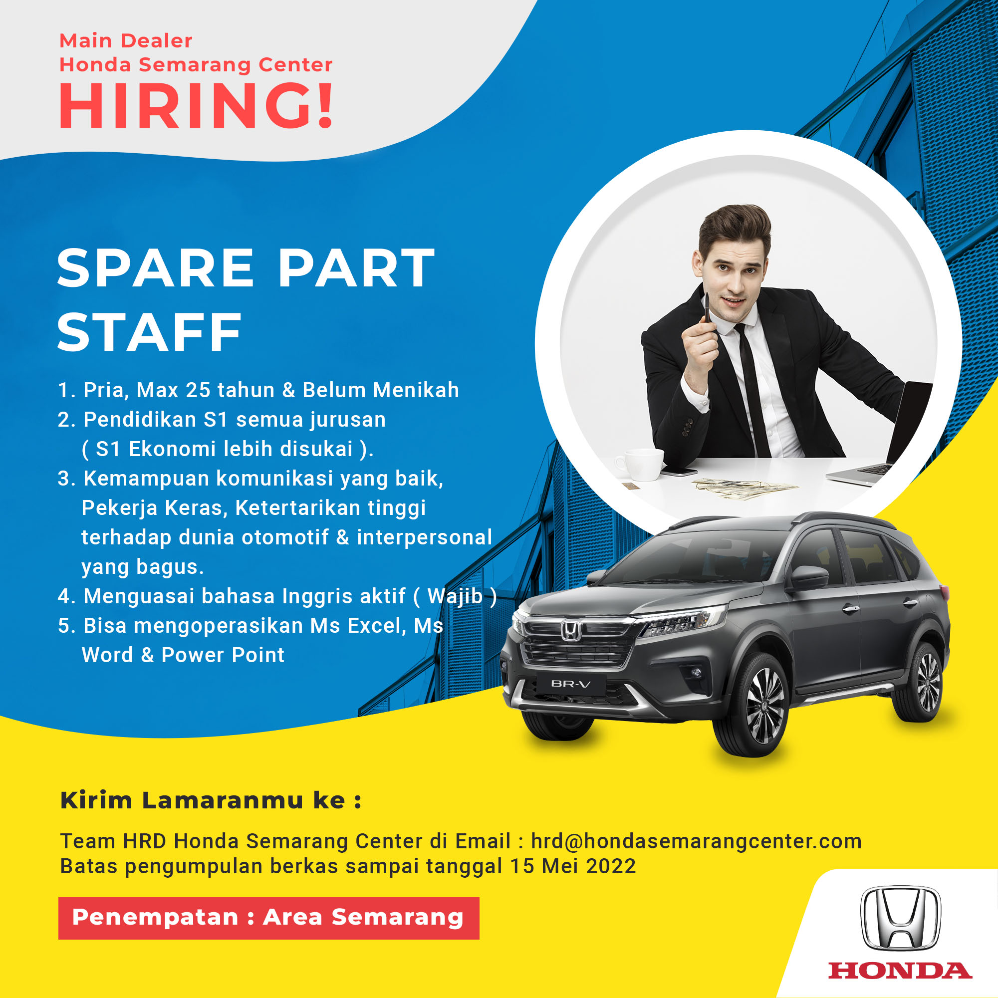 Spare Part Staff @ Honda Semarang Center