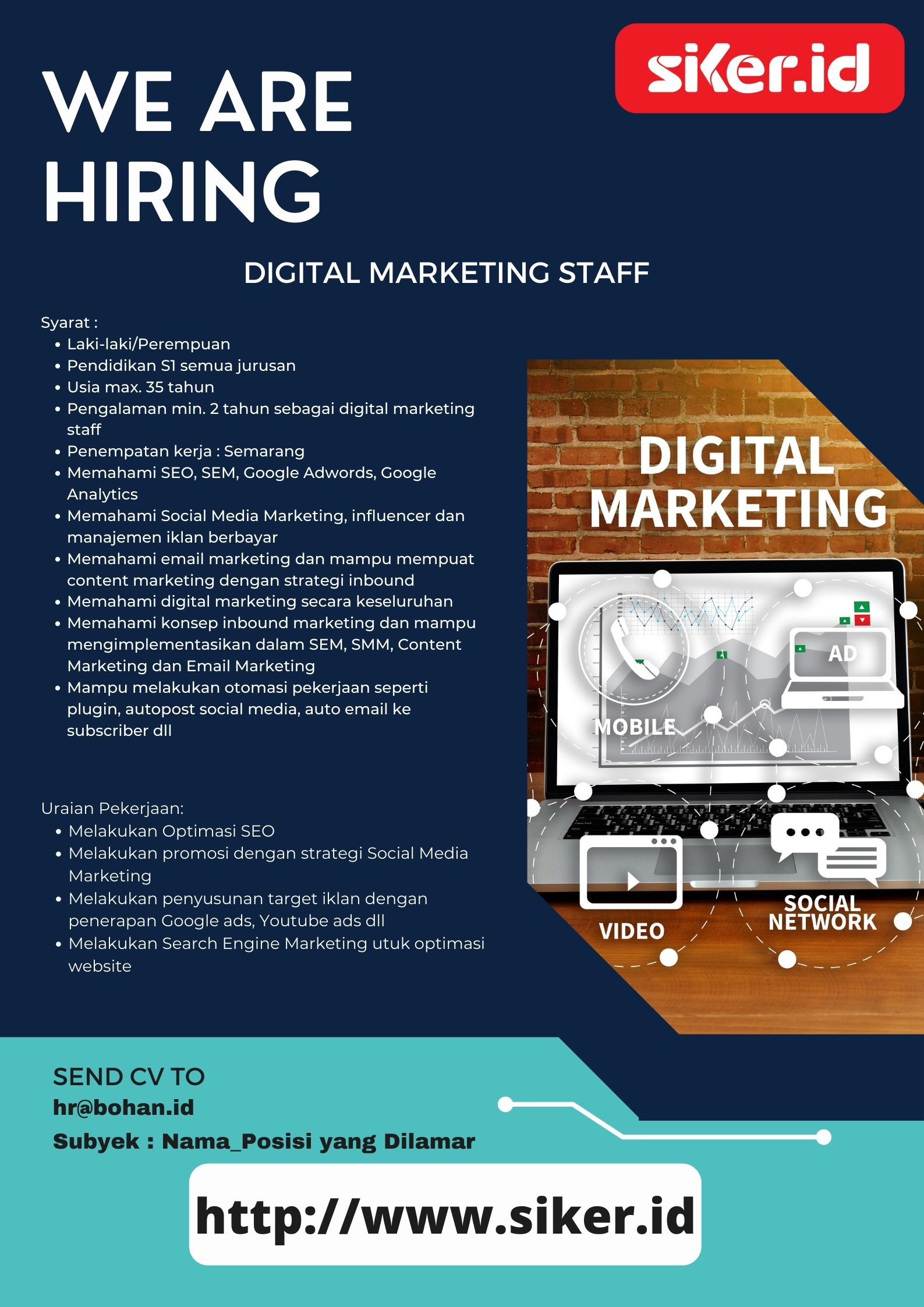 Digital Marketing Staff @ Siker.id