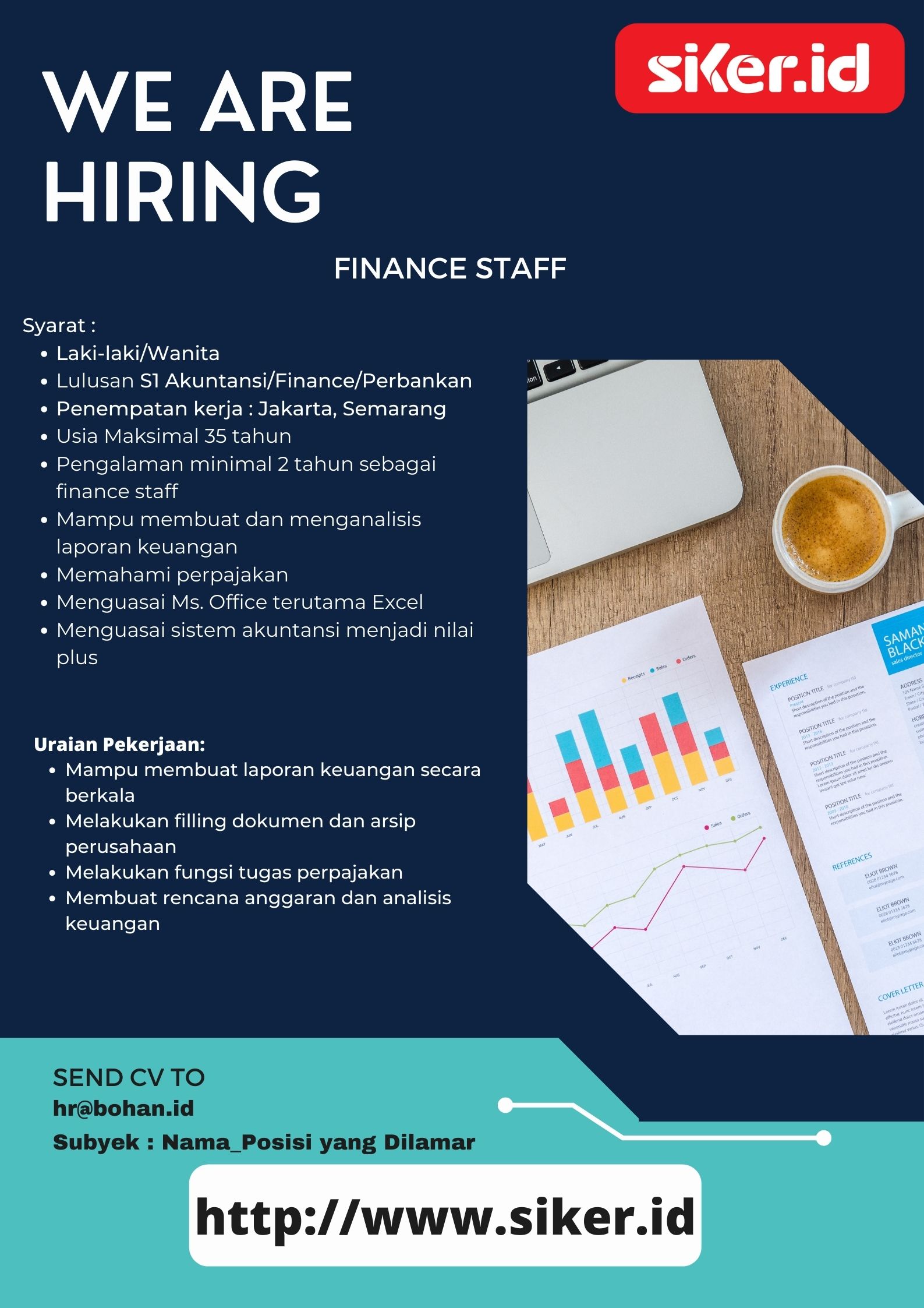 Finance Staff @ Siker.id