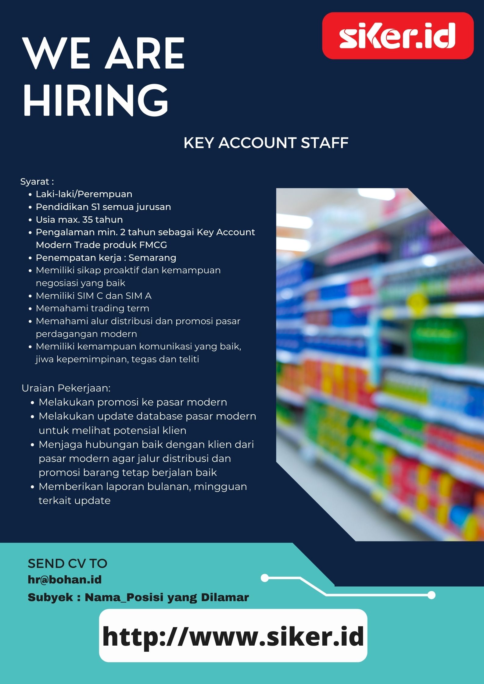 Key Account Staff @ Siker.id