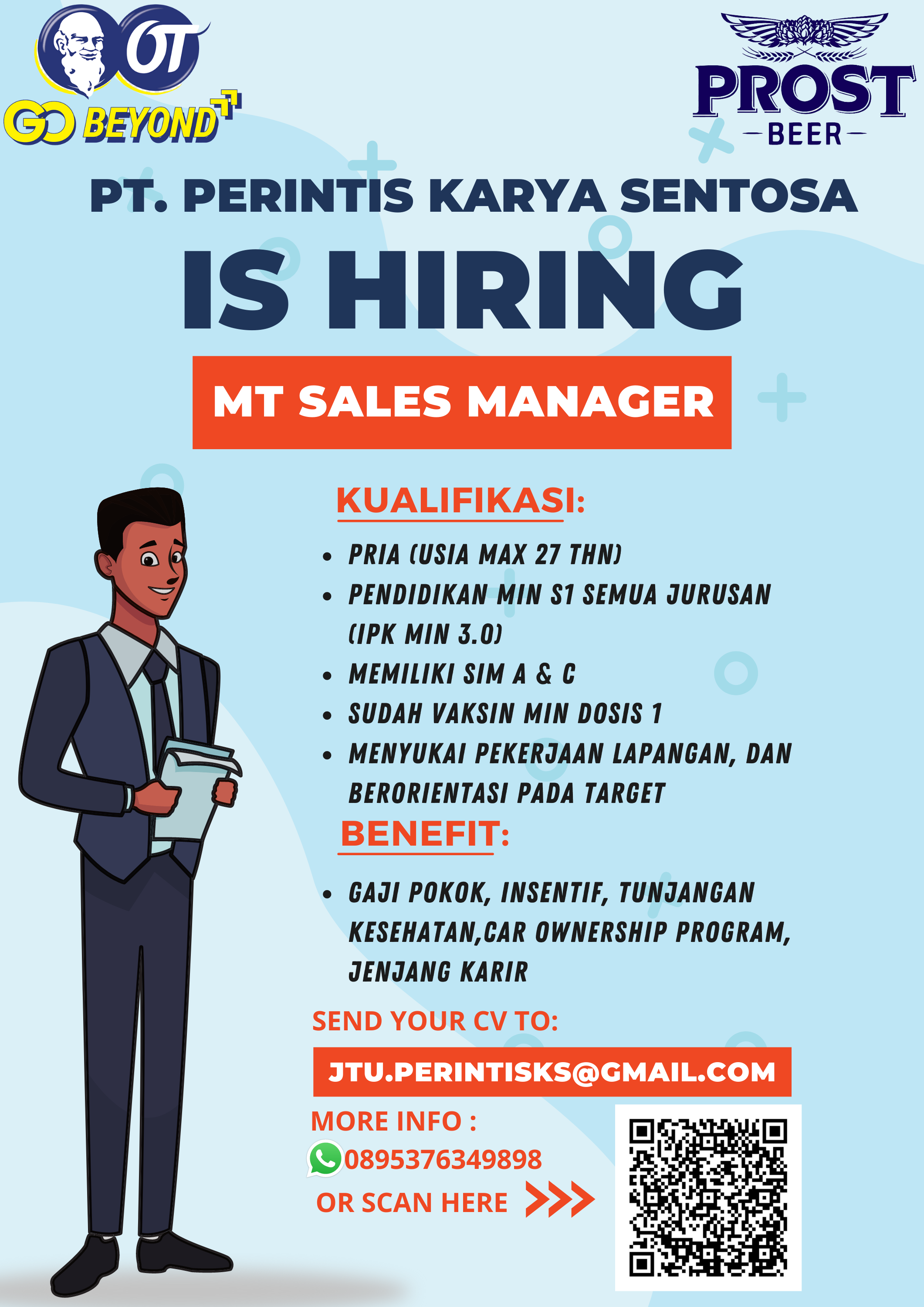 MT Sales Manager @ PT Perintis Karya Sentosa