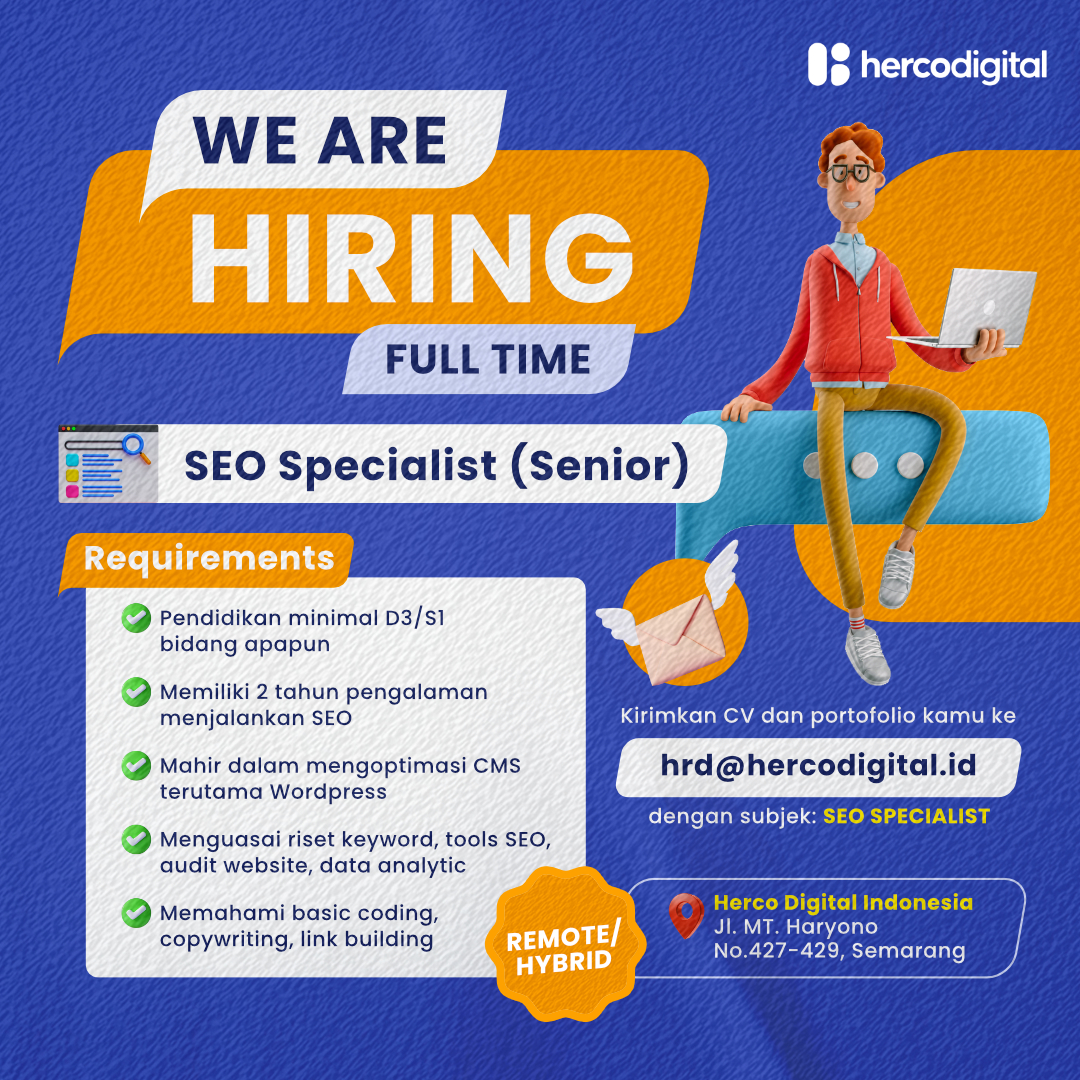 SEO Specialist, Full Stack Web Developer @ Herco Digital