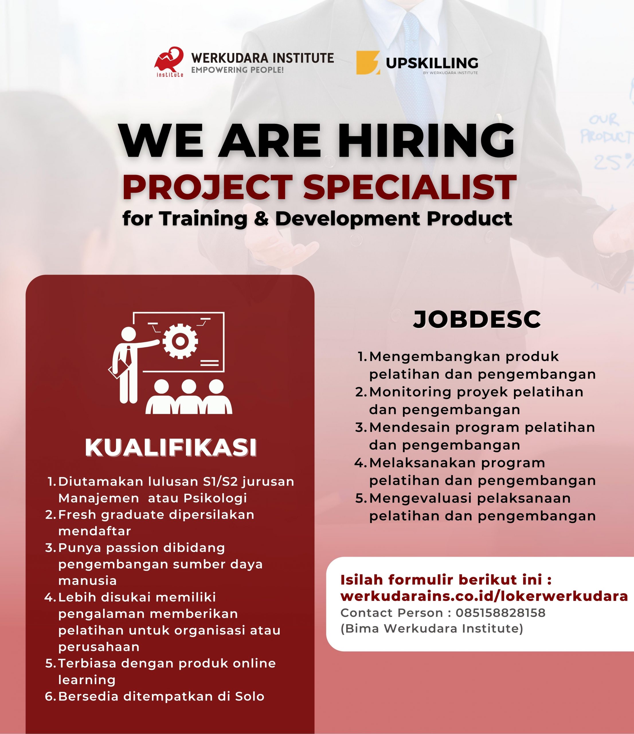 Project Specialist @ Werkudara Institute