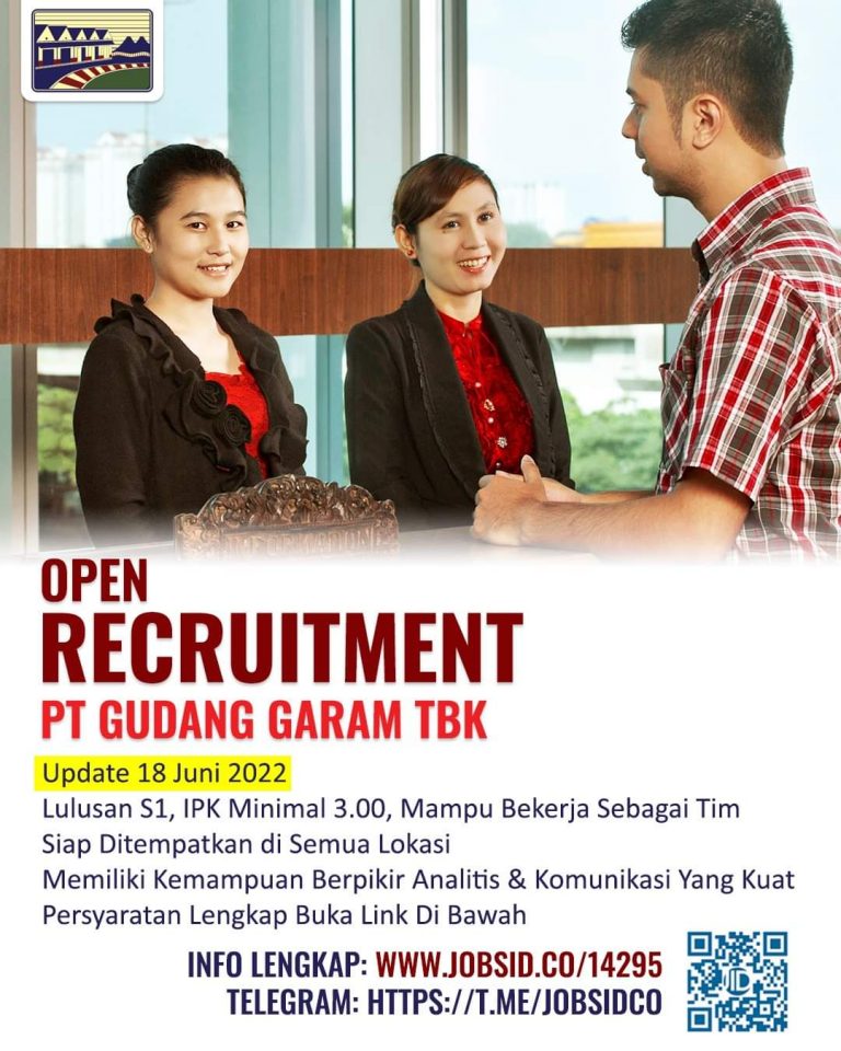 Open Recruitment Pt Gudang Garam Tbk Scu