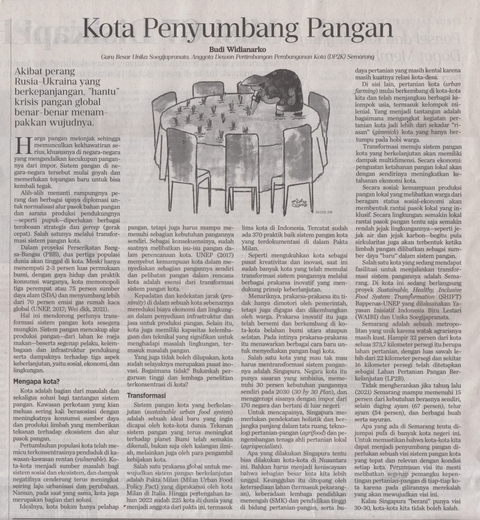 Kota Penyumbang Pangan