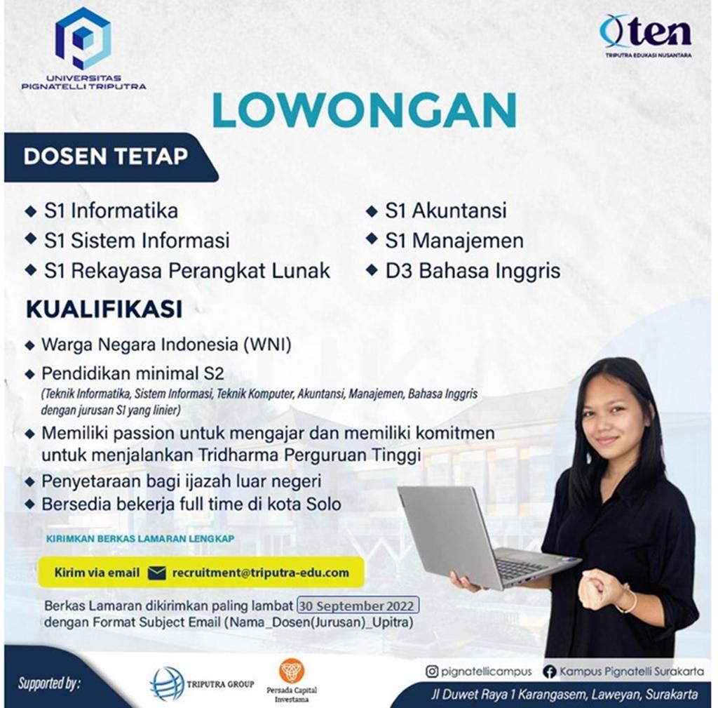 Dosen Informatika, Sistem Informasi, Rekayasa Perangkat Lunak ...