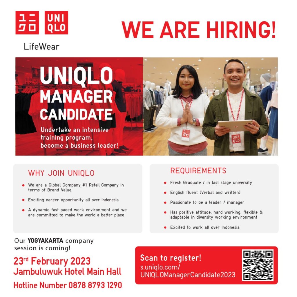 Manager Candidate UNIQLO UNIKA