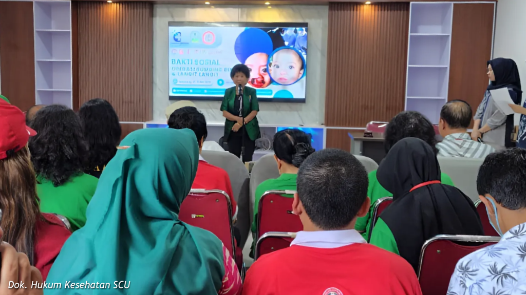 Hukes SCU Bersama MHKI Jateng dan Yayasan Permata Sari Gelar Operasi Gratis Bibir Sumbing