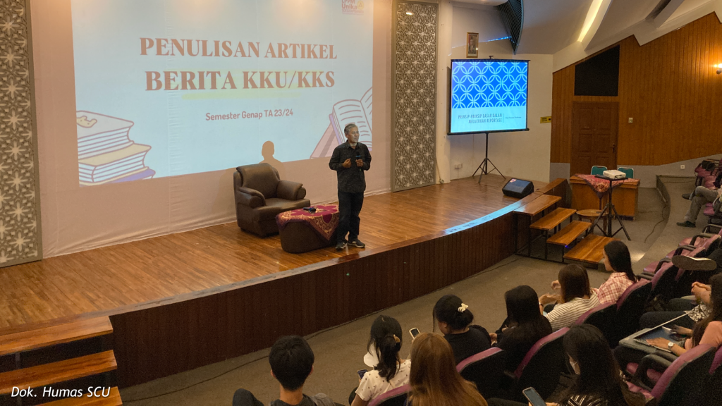 SCU Siapkan Mahasiswa dengan Kemampuan Jurnalistik