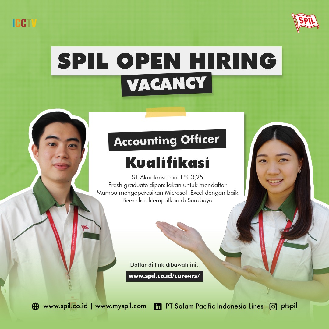 Lowongan kerja Juni 2024 – PT. SPIL – Accounting Officer