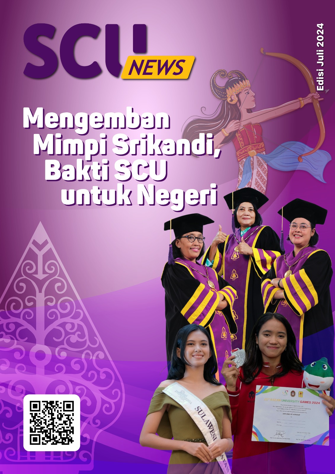 SCU News Edisi Juli 2024 – Mengemban Mimpi Srikandi, Bakti SCU untuk Negeri