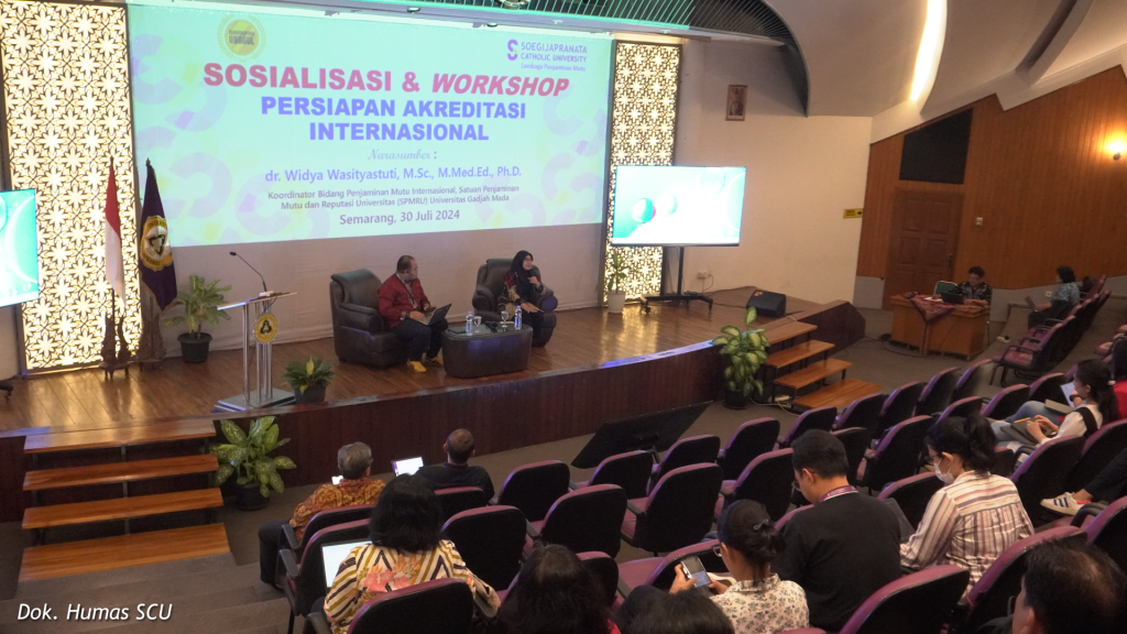 SCU Persiapkan Program Studi Tembus Akreditasi Internasional