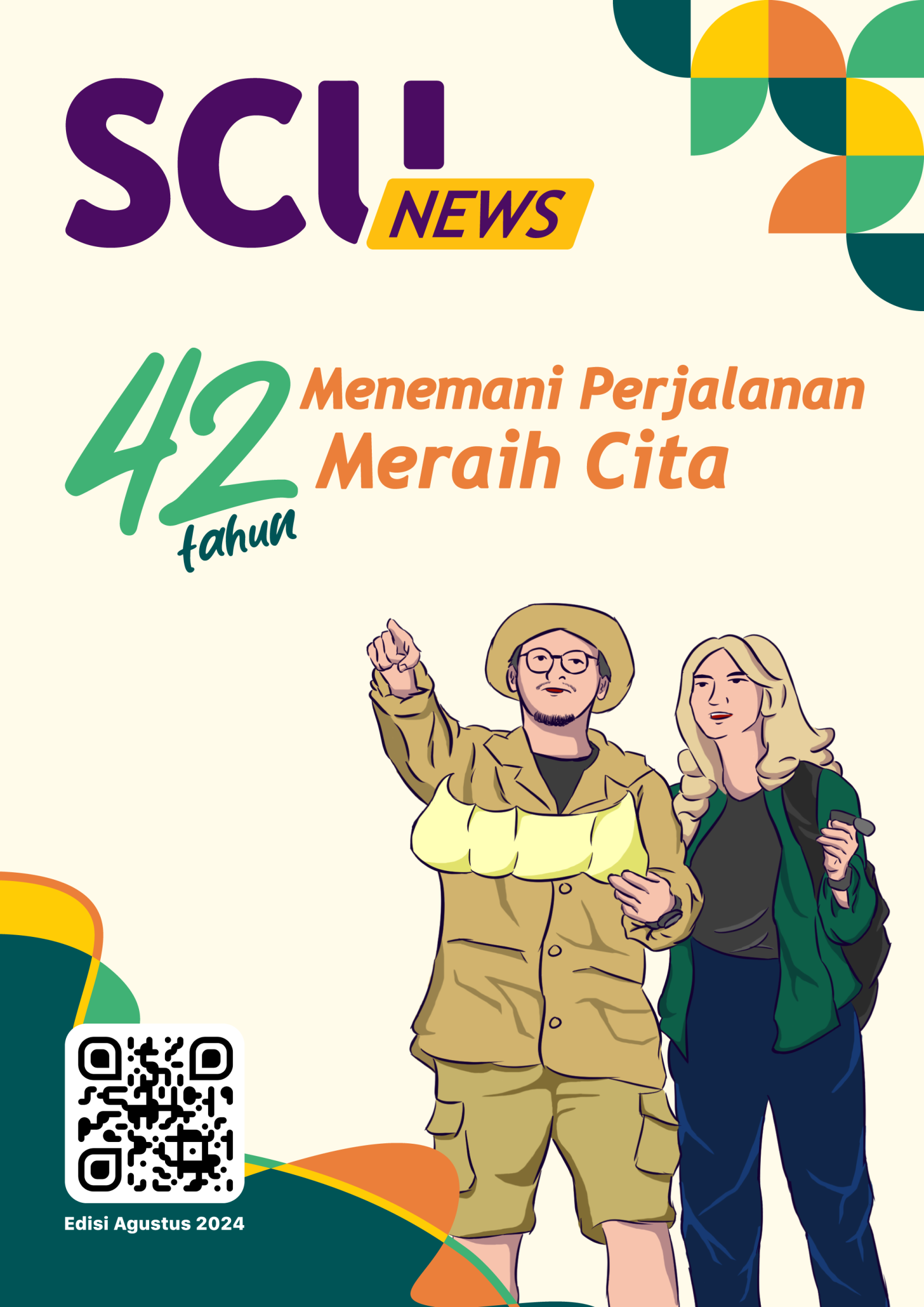 SCU News Edisi Agustus 2024 – 42 tahun Menemani Perjalanan Meraih Cita