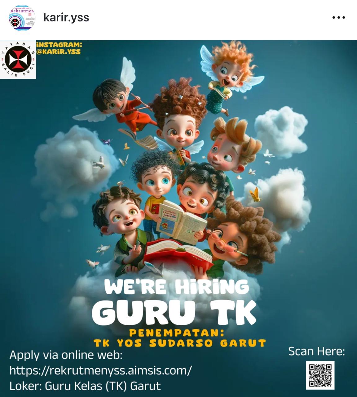 LOWKER Sept2024: YAYASAN SALIB SUCI – Guru TK (Garut)