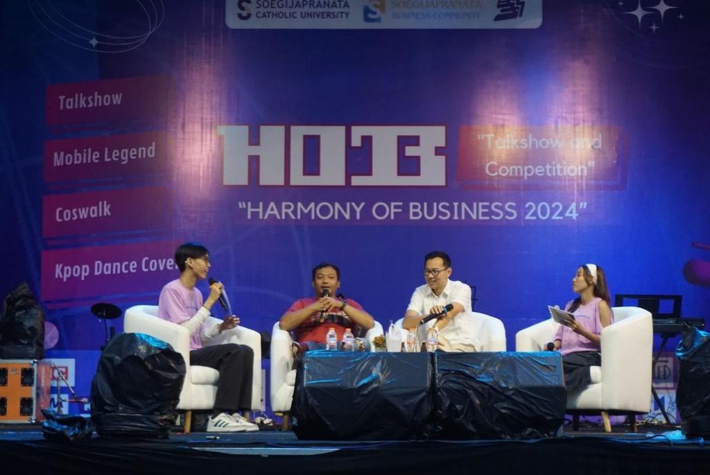 UKM Soegijapranata Business Community Sukses Gelar Acara “Harmony Of Business” 2024