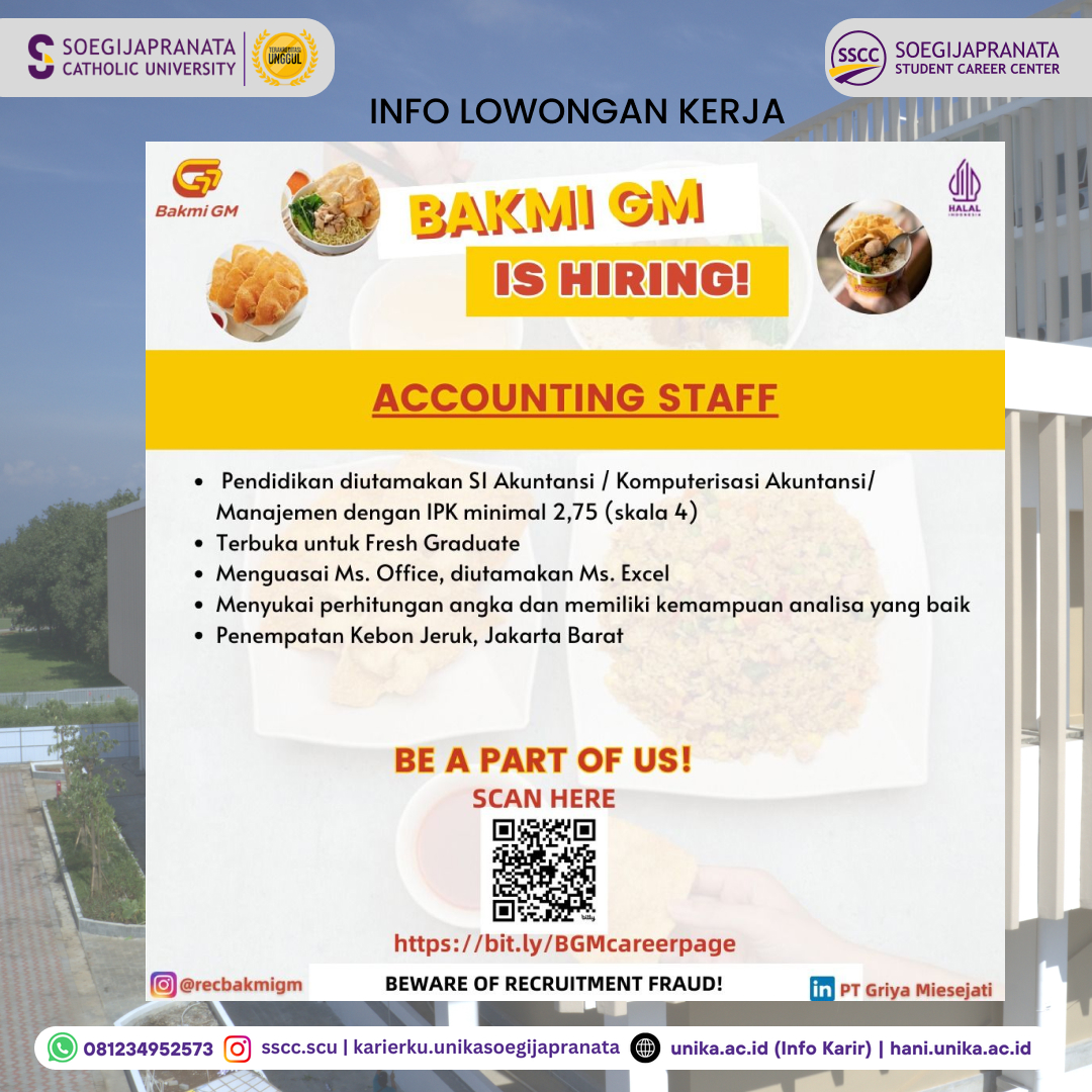 Loker Oktober 2024 – Griya Miesejati || Accounting Staff