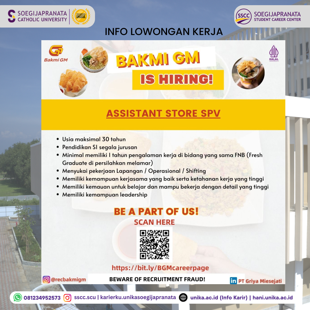 Loker Oktober 2024 – Griya Miesejati || Asisst. Store SPV