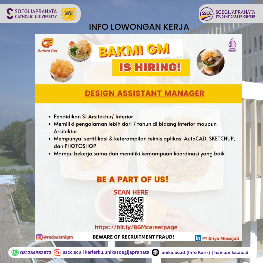 Loker Oktober 2024 – Griya Miesejati || Design Assist. Manager