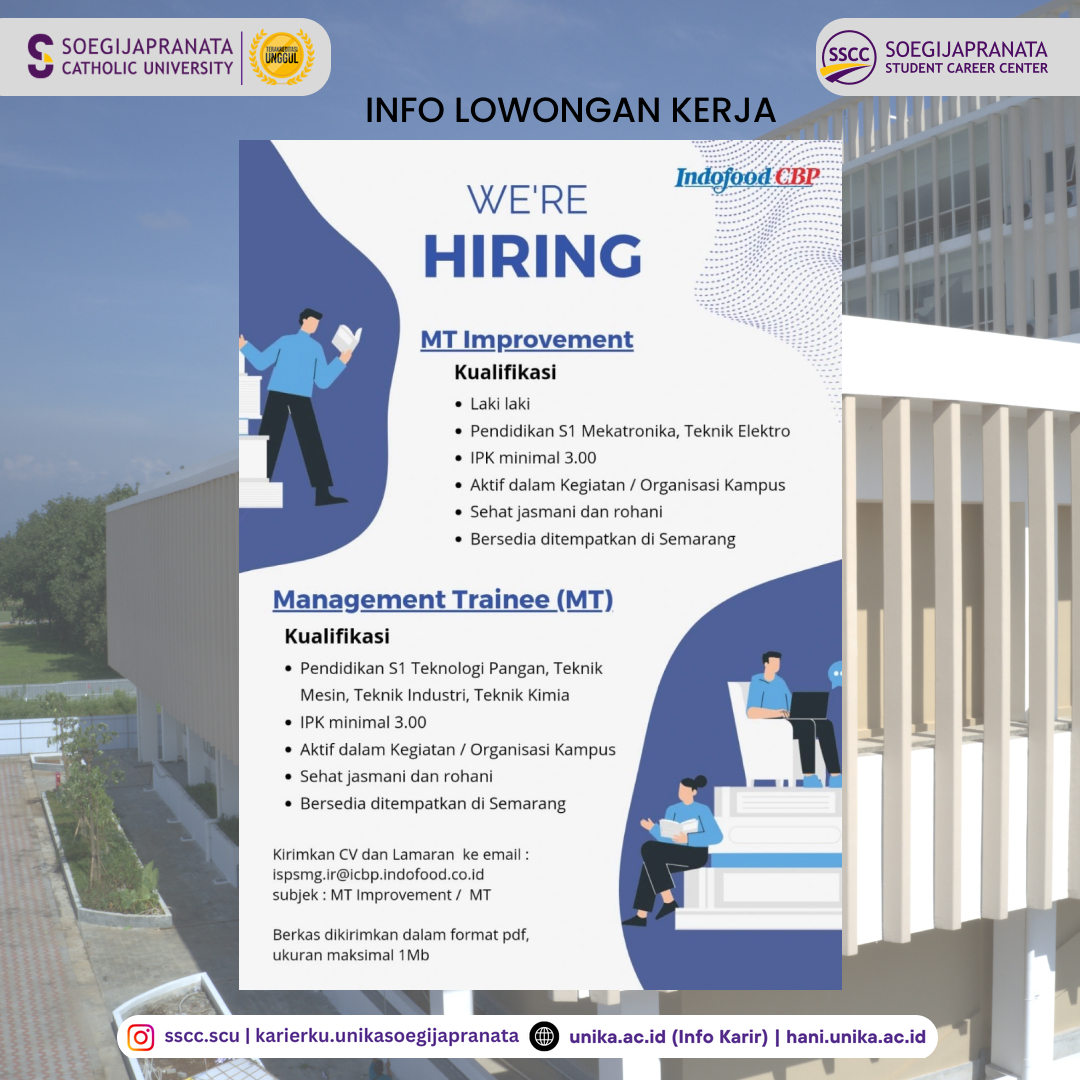 Loker Oktober 2024 – PT Indofood || Management Trainee