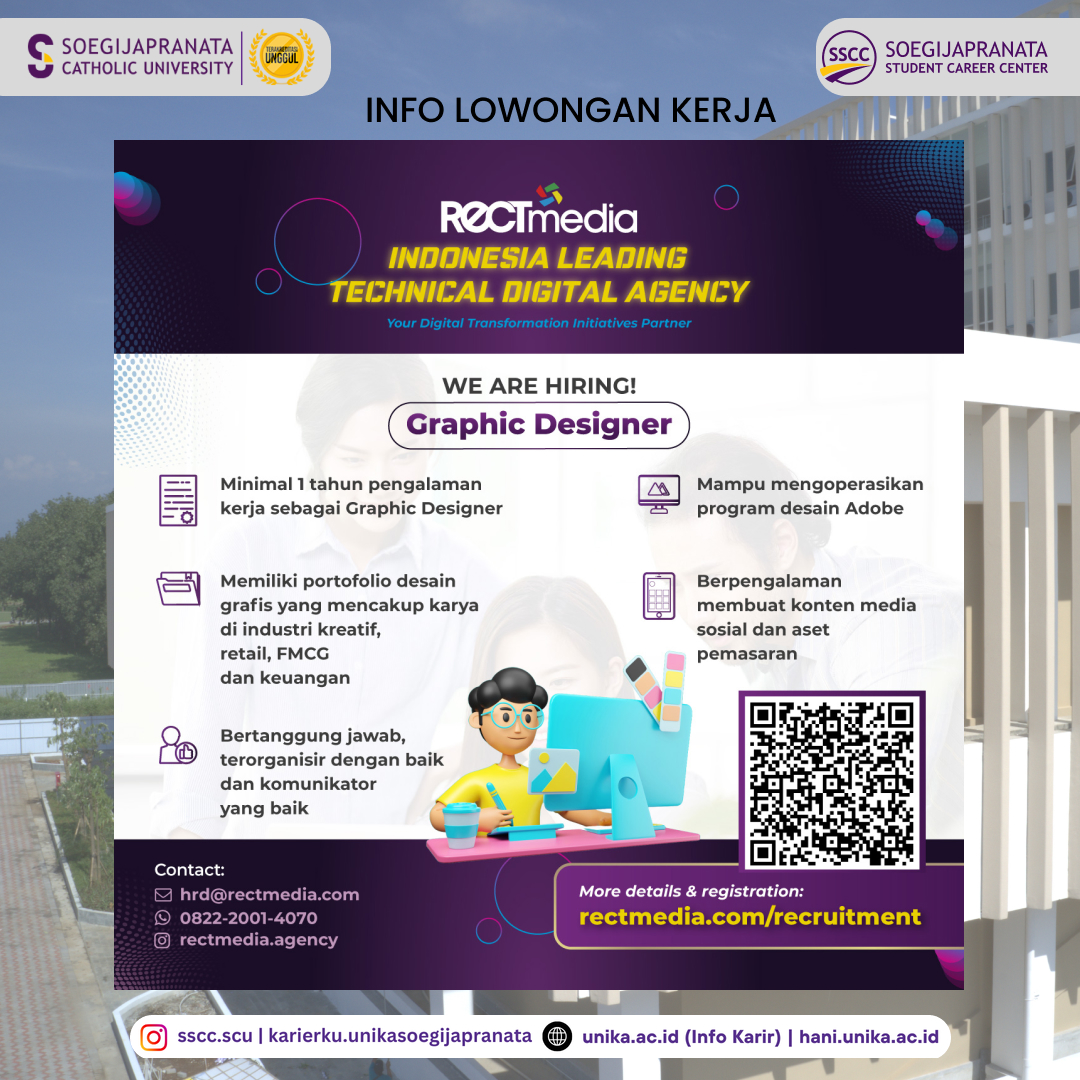 Loker Oktober 2024 – RECTmedia || Graphic Designer