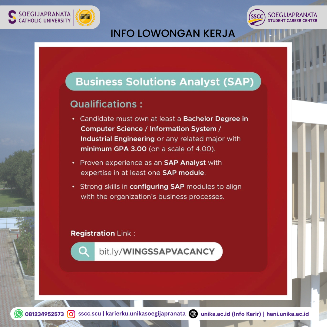 Loker Oktober 2024 – Wings Group || SAP