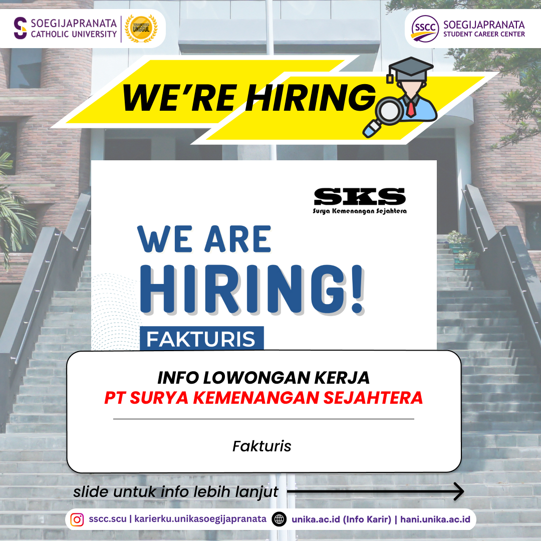 Loker November 2024 – PT Surya Kemenangan Sejahtera || Fakturis