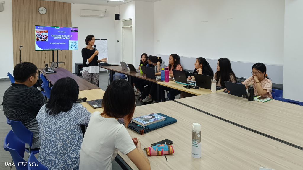 Workshop Penulisan Manuskrip Dorong Mahasiswa PMTP SCU Tingkatkan Kompetensi Menulis Jurnal Ilmiah