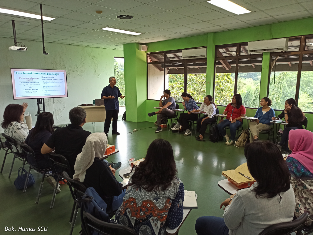 MAPSI SCU Latih Mahasiswa dan Alumni untuk Tangani Trauma Psikologis